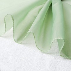 SAGE GREEN 5ft x 14ft Premium Chiffon SHEER CURTAIN Window Drape Panel Party