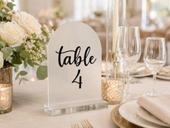 Wedding Table Numbers V4 Vinyl Decals Reception Seating Family Reunion Party