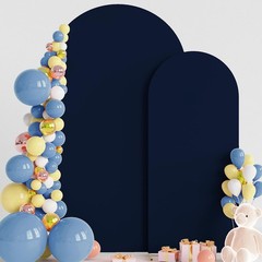 Double-Sided Arch Cover Set – Navy Blue, 2 Pieces