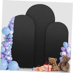 Arch Backdrop Cover 3-Piece Set Stretch Spandex 4ft 5ft 6ft | Wrinkle-free