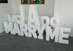 Lettering “Mr & Mrs” Letters 50-99cm Engagement Wedding Decoration Styrofoam
