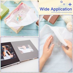 Gersoniel 100 Sheets 15 x 20 Inch No Acid Free White 15 x 20 Inch, white