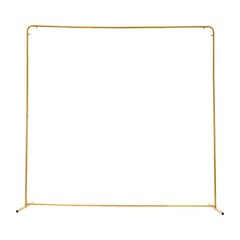 Square Metal Balloon DIY Stand Wedding Backdrop Stand+Pink Cloth Cover for Decor