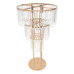 Wedding Crystal Flower Stand Wedding Flower Arrangement Decoration 19.69*38.58in