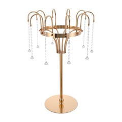 Floor Standing Flower Stand Gold Wedding Celebration Venue Decoration