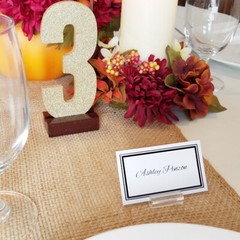 Display Stand Block for Place Settings Business Cards and Product Labels, 1-1/4″