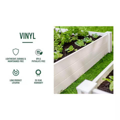 39″L X 23″W X 81″H Athens Vinyl Arbor, White, VA68111