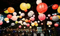 12x Round 12″ Paper Lanterns LED Lamp Light Wedding Birthday Party Floral Event