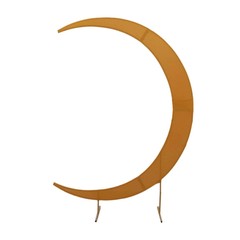 7.5 ft Fitted Spandex Crescent Moon Wedding Arch Backdrop Stand Home Decorations