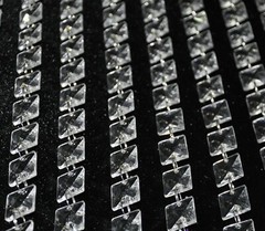 5M Acrylic Crystal Squere Garland Strand Chain Hanging Diamond WeddingTree Decor