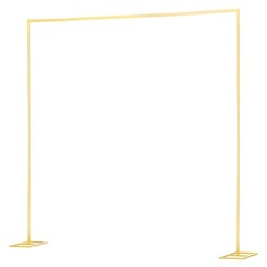 Uimoso Square Metal Arch Backdrop Stand 8 x 8 ft for Weddings and Events