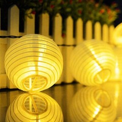 Novelty Place 10pcs White Paper Lanterns – Great Home Party Wedding Decorations