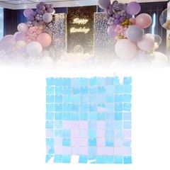 8PCS Glitter Wall Backdrop Shimmery Wall Panel For Party Decoration Easy To Use