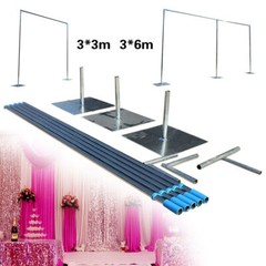 Professional Backdrop Stand Pipe Kit 10’x10’/10’x 20′ Heavy Duty Background Pipe