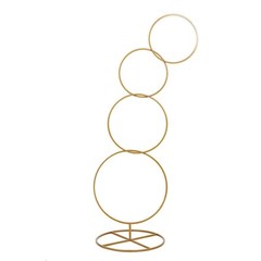 5 feet Metal HOOPS Pillar Stand BACKDROP DECORATION Wedding Party Home Supplies