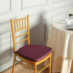 Burgundy POLYESTER CUSHION for CHIAVARI CHAIR Wedding Party Ceremony Decoration