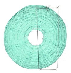 Mudra Crafts 12 Inch Round Chinese Aqua Paper Lanterns Hanging Decor | 10 PCs…