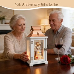 Unique 40th Anniversary Gifts for Couples – Ruby Lanterns, Special 40 Years of M