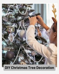 99FT Acrylic Crystal Garland, Clear Diamond-Shaped Crystal Bead Strands, DIY …