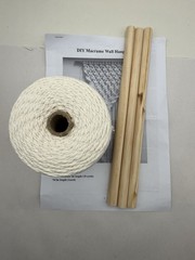 DIY Macrame Wall Hanging Kits, 3 Patterns Macrame DIY Wall Hangers *READ DESCR..