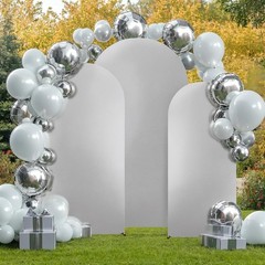 Arch Cover Backdrop Cover 1 Pieces Elastic for Wedding Birthday Photo Background