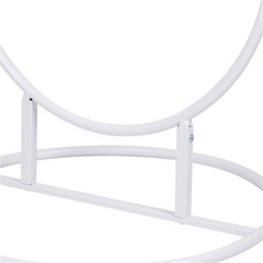 2X Connected Circle Wedding Hoop Stand Arch Blossom Flower Garland Arbor Pillars