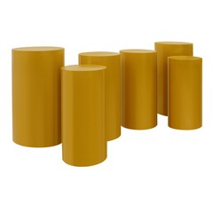 6 Pedestal Stand Party Iron Round Column Riser Wedding Party Display Decoration