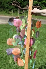 Beach Wedding Pastel Colors Hanging Seashell Decor, 35″ + G-51