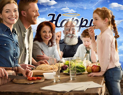 Heavenly Birthday Memorial Backdrop for Celebration of Life Events