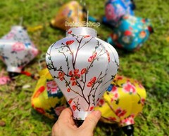 Set 50 pcs Vietnam Bamboo Silk Lanterns 22cm Mid-Autumn Festival Decorations