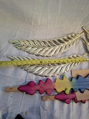 Lot Of 2 80s Denmark PINWHEEL FAN PAPER LARGE 3′ PARTY DECOR Mardi Gras 36″