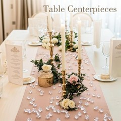 Fake Ice, 150PCS Fake Diamonds, Plastic Diamonds Acrylic Rocks Vase Fillers f…