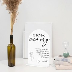 Acrylic Wedding Sign Minimalist Tabletop Decor Engagement Reception Gift Idea US