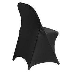 Uimoso 150PCS Black Stretch Spandex Chair Covers for Events and Dining
