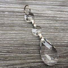 30pcs Crystal Clear Acrylic Bead Garland Chandelier Hanging Home Wedding Decor
