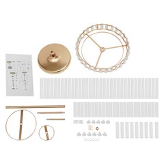 Gold Flower Stand, Wedding Flower Stand, 4 Tier Floor Standing, Countertop Mount