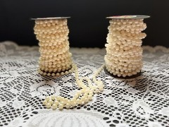 8mm Light Ivory Pearl Garland Wedding Decorating.