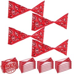 Newwiee Chair Sashes Red Paisley Western Party