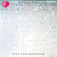 Curtain Backdrop Crystal Bead String Faux Diamond Chandelier Bubble Photo BULK