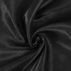 10 Black Satin UNIVERSAL CHAIR COVERS Party Wedding Brunch Slipcover Decorations