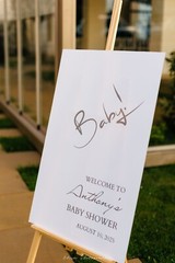 Baby Shower Welcome Sign – Baby Shower Decor – Custom Acrylic Sign-Bridal Shower