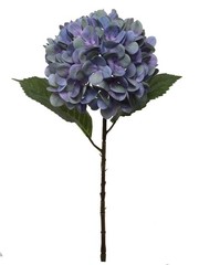 Larksilk Blue Artificial Hydrangea 1 Stems ? Realistic Faux Silk Flowers for …