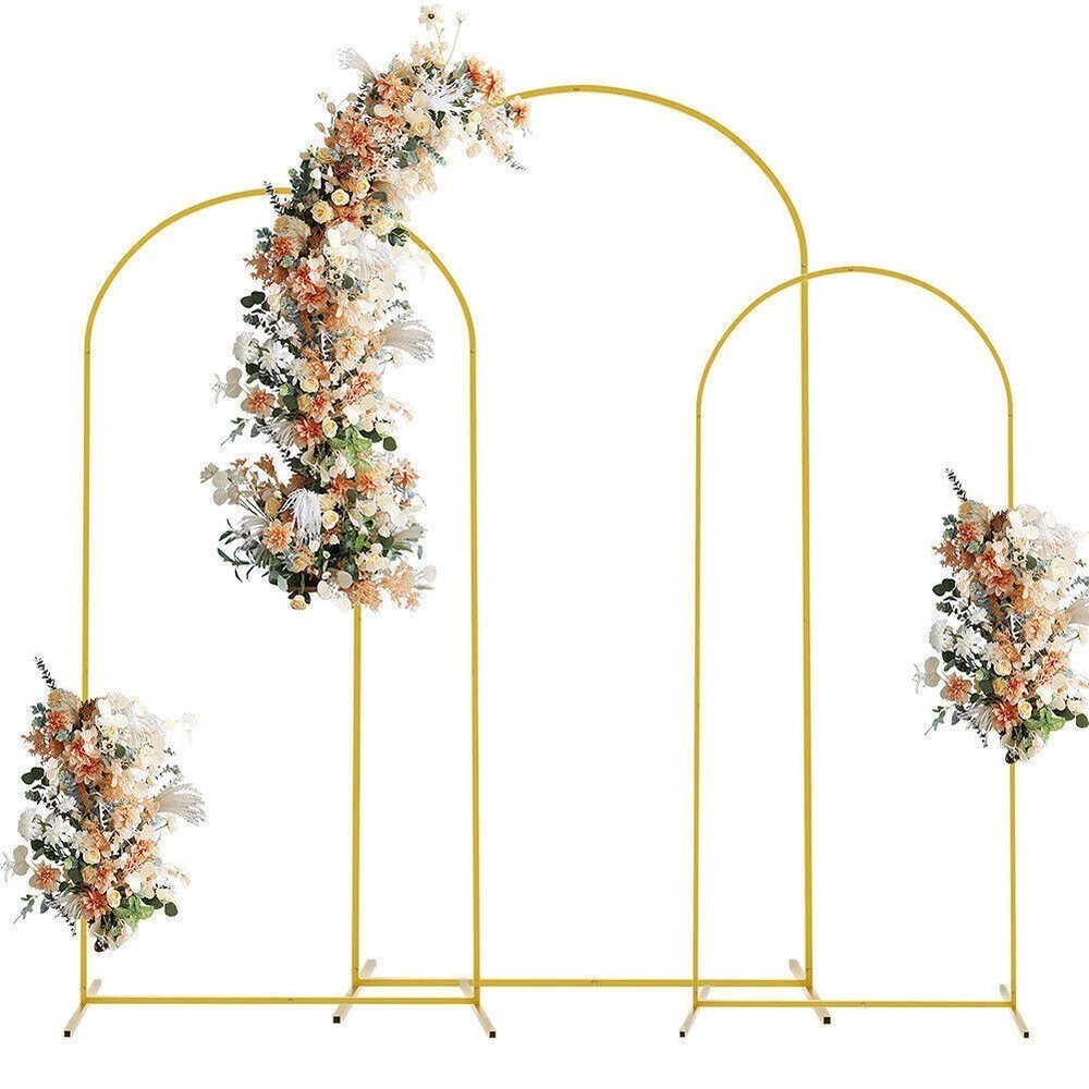 7.2FT, 6.6FT, 6FT Arch Backdrop Stand for Wedding Ceremony Birthday Party Garden