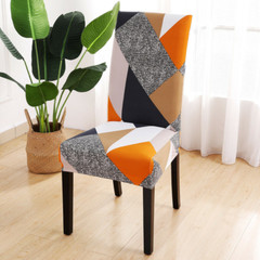1/2/4/6pcs Printed Dining Room Chair Covers Soft Stretch Spandex Seat Slipcovers