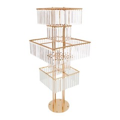 2 PCS Flower Stands, 5 Tiers Flower Vase Stands, 125cm(H) Wedding Flower Stands