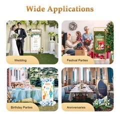 4.9 Ft Wedding Sign Stand Romantic Event Backdrop Rack Plant Stand Garden Arch