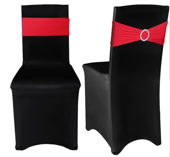 Black Chair Cover Stretch Spandex Chair Slipcovers Weddings Parties Banquet