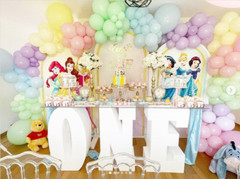 3 Letters 95x20cm ONE Festive Atmosphere Kids Birthday Baby Table Event