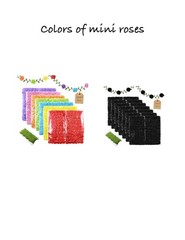 rosebud with sheer polka dot fabric accent picture frame
