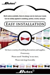 100PCS Wedding Chair Decorations Stretch Chair Bows and Sashes for Party Cere…